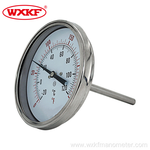 Connection NPT Stainless Steel Ring Thermometer